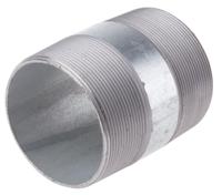 282-2559 RS PRO Galvanised Malleable Iron Fitting Barrel Nipple, Male BSPT 3in to Male BSPT 3in