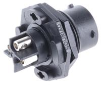 uts7124sscr Souriau Sunbank by Eaton Circular Connector, 4 Contacts, Panel, Standard Connector, Plug, Female, IP68, IP69K, UTS