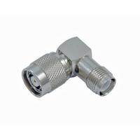 axa-rtprtj90 L-Com Right Angle Coaxial Adapter TNC Plug to TNC Jack 6GHz