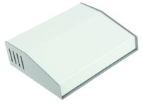 515-0930 Hammond 515 Series Grey Aluminium, Steel Desktop Enclosure, Sloped Front, 193 x 159 x 58mm