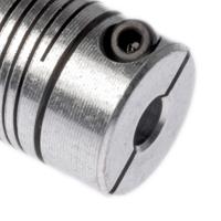 725131818 Huco Beam Coupling, 13mm Outside Diameter, 4mm Bore, 19.1mm Length Coupler