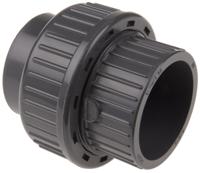 721510110 Georg Fischer Plastic Pipe Fitting, Straight Union, 50mm
