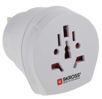 768-2876 SKROSS Europe, Italy, Switzerland, UK, USA to Australia, China, Europe Travel Adapter, Rated At 10A