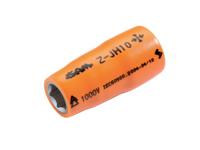 zjh-13 SAM 3/8 in Drive 13mm Insulated Standard Socket, 6 point, VDE/1000V, 43 mm Overall Length