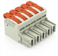832-1105 WAGO, 10.16mm Pitch, 5 Way, Pluggable Terminal Block, Plug,