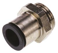 3101-12-21 Legris LF3000 Series Straight Threaded Adaptor, G 1/2 Male to Push In 12 mm, Threaded-to-Tube Connection Style