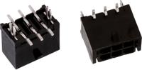 662308235922 Wurth Elektronik WR-MPC3 Series Vertical Through Hole PCB Header, 8 Contact(s), 3 mm Pitch, 2 Row, Shrouded
