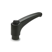 233161-c1 Elesa Matt Black Brass Handle 54 mm Height, 23mm Width, 89.5mm Length