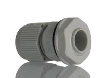 822-9739 RS PRO Grey Nylon Cable Gland, M12 Thread, 3mm min., 6.5mm max., IP68