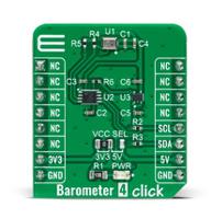 mikroe-4868 MikroElektronika Barometer 4 Click Add On Board for ICP-10111 MikroBus