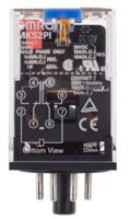 mks2pi-12vdc Omron Plug In Power Relay, 12V dc Coil, 10A Switching Current, DPDT