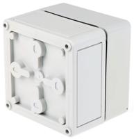 11090401 Spelsberg TK PS Series Grey Polystyrene Enclosure, IP66, Grey Lid, 110 x 110 x 90mm