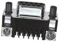 5788797-1 TE Connectivity Amplimite HD-20 9 Way Right Angle Through Hole D-sub Connector Socket, 2.74mm Pitch, with 4-40 UNC