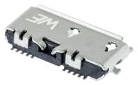 692622030100 Wurth Elektronik Right Angle, SMT, Socket Type B 3.0 USB Connector