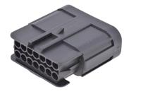 15326861 Delphi, GT 150 Automotive Connector Plug Black Cable Mount 14 Way, Crimp Termination