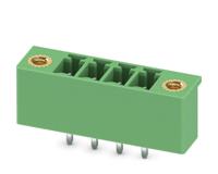 1818203 Phoenix Contact, 3.81mm Pitch, MCV 1.5/4-GF-3.81-LR, 4 Way, , Pluggable Terminal Block, Header, Through Hole, Screw