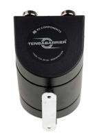 897m-33-33-d3-mte Tensator Red & White Retractable Barrier, 4.6m, Red, White Tape