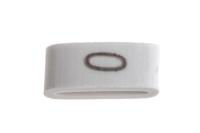 531-07851-hobs85-pvc-wh HellermannTyton HODS85 Slide On Cable Markers, Black on White, Pre-printed "0", 1.8 → 6.3mm Cable, 531-07851