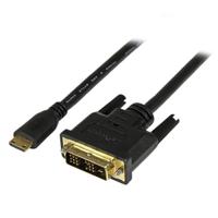 hdcdvimm1m StarTech.com, 1m Male Mini HDMI to Male DVI-D Single Link High Speed 1920 x 1200