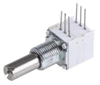 14820f0gjsx13103ka Vishay 148 10kΩ Rotary Potentiometer 2-Gang, Panel Mount (Through Hole), 14820F0GJSX13103KA