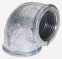 770090107 Georg Fischer Black Malleable Iron Fitting, 90° Elbow, Female BSPP 1-1/4in to Female BSPP 1-1/4in