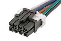 45135-0801 Molex 8 Way Female Mini-Fit TPA2 to 8 Way Female Mini-Fit TPA2 Wire to Board Cable, 150mm