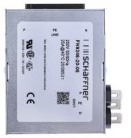 fn9246-20-06 Schaffner 20A, 250 V ac Male Panel Mount IEC Filter FN9246-20-06, Faston