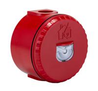812013full-0255x Eaton Red Flashing Beacon, 9 → 60 V dc, Wall Mount, LED Bulb, IP65