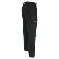 22mtr2101bk-44 Herock 22MTR2101 Unisex's Black 98% Cotton, 2% Elastane (Canvas), Size 44 Waist Size 44 in W