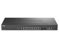 dms-1250-12tpb D-Link Multi-Gigabit Smart Managed PoE+ Switch with 2 x 10GBASE-T and 2 x SFP+ ports, Managed 12 Port Network Switch