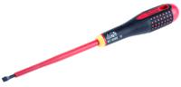 be-8050s Bahco Slotted  Screwdriver, 5.5 x 1 mm Tip, 125 mm Blade, VDE/1000V, 247 mm Overall