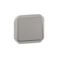 070049 Legrand Grey Push Button Light Switch, 1 Way