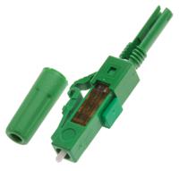 121-4205 RS PRO, LC, APC Single Mode Simplex Fibre Optic Connector 9/125μm Fibre Size, ≤ 0.4dB Insertion Loss