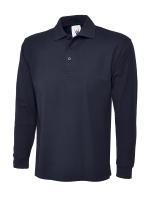 uc113n-2xl Uneek UC113 Navy Cotton, Polyester Polo Shirt, UK- 46 → 48in, EUR- 117 → 122cm
