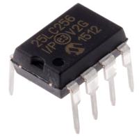 25lc256-ip Microchip 25LC256-I/P,  256 kB Serial EEPROM,  50 ns 8-Pin PDIP Serial-SPI