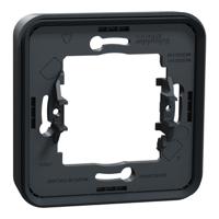 mur34107 Schneider Electric Mureva Styl Grey PC Back Box Mounting Frame, 1 Gangs