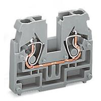 869-329 WAGO  869 Series Grey, 2.5mm², 1-Level, Cage Clamp Termination