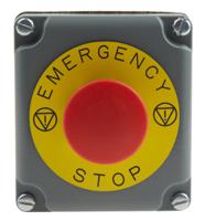 9001tyk11 Schneider Electric Harmony 9001K Series Pull Release Emergency Stop Push Button, Surface Mount, 1NC, IP66