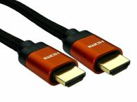 195-4892 RS PRO HDMI 2.1, 2m Male HDMI to Male HDMI Ultra High Speed 8K @ 60Hz