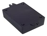 192-0743 RS PRO Black ABS Enclosure, IP54, Flanged, 112.8 x 65.3 x 21.8mm