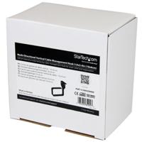 cmhookmw StarTech.com Steel Cable Management Ring for Use with Server Racks and Cabinets, 102 x 70 x 111mm