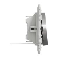 s530263 Schneider Electric Grey Rocker Switch, 2 Way, 1 Gang, Odace