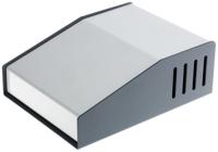515-0910 Hammond 515 Series Grey Aluminium, Steel Desktop Enclosure, Sloped Front, 159 x 117 x 58mm