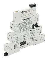398100240060 Finder 39 Series Interface Relay Module, DIN Rail Mount, 24V ac/dc Coil, SPDT, 1-Pole, 6/10A Load