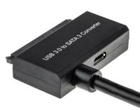 12021043-10 Roline USB 3.0, Male USB A to Male SATA Data; SATA Power, 150mm
