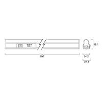 90242 Sylvania 11 W LED Batten Light, 240 V LED Batten, 894 mm Long, IP20
