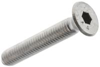 304-4873 RS PRO Stainless Steel Hex Socket Countersunk Screw, ISO 10642, M5 x 30mm