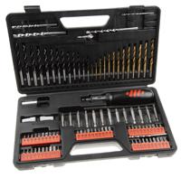 712-8212 RS PRO 99-Piece Twist Drill Bit Set for Multi-Material, 10mm Max, 1.5mm Min, Steel Bits
