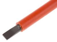 911-1109 ITL Insulated Tools Ltd Slotted Insulated Screwdriver, 5 x 1 mm Tip, 75 mm Blade, VDE/1000V, 152 mm Overall
