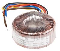 671-9003 RS PRO 230V ac, 2 x 18V ac Toroidal Transformer, 120VA 2 Output